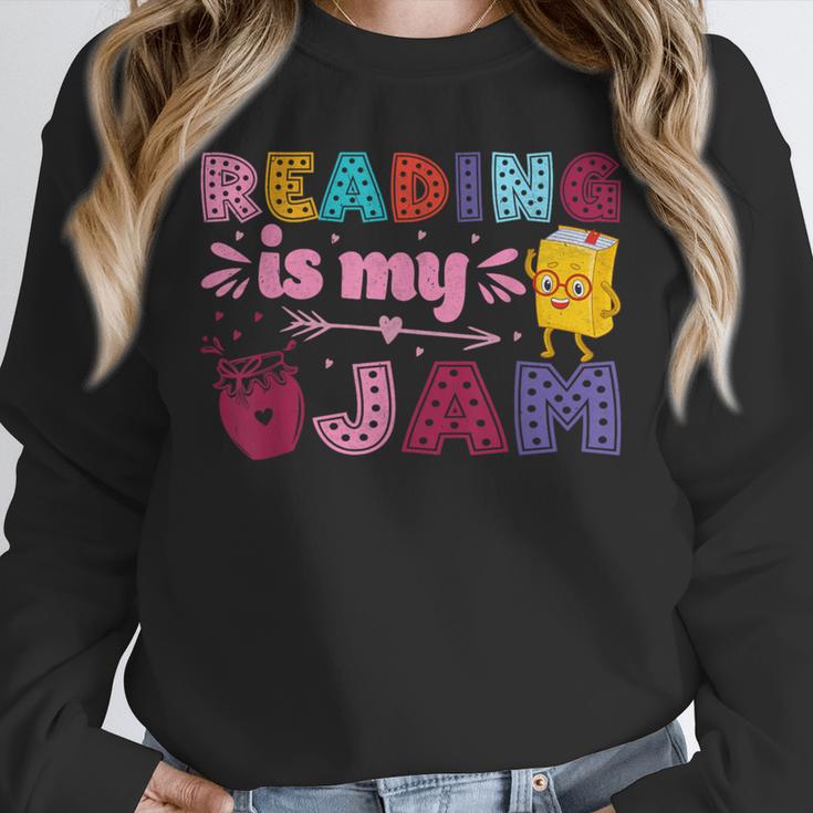 Kids Reading Book Lover Reading Is My Jam Unisex Sweatshirt