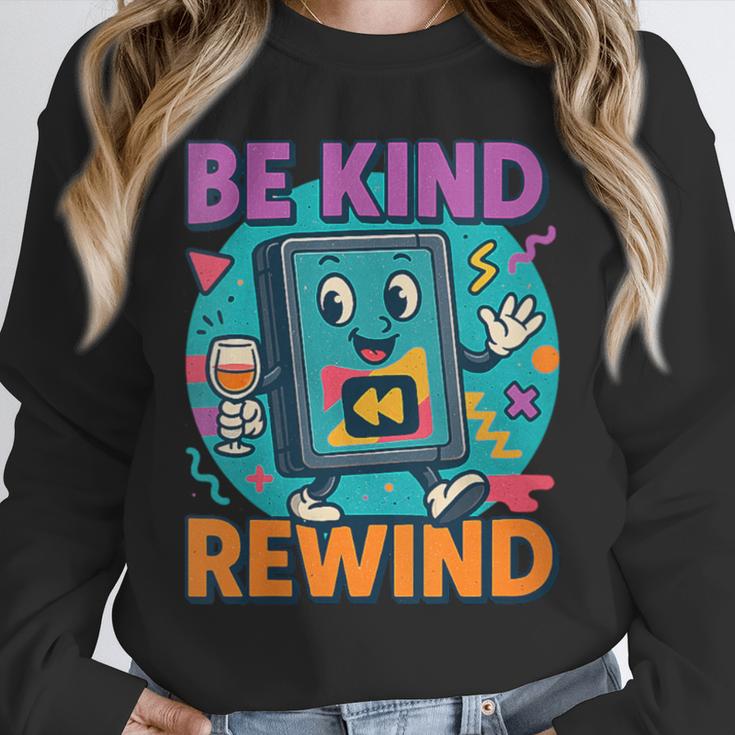 Be Kind Rewind 90s VHS Nostalgia Retro Unisex Sweatshirt