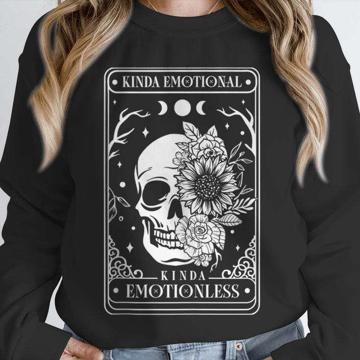 Kinda Emotional Kinda Emotionless Tarot Card Introvert Unisex Sweatshirt