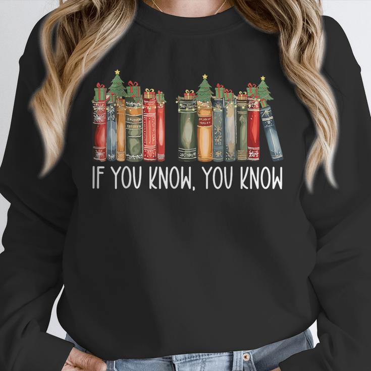 If You Know You Know 6 7 Reading Books Christmas 67 Meme Unisex Sweatshirt