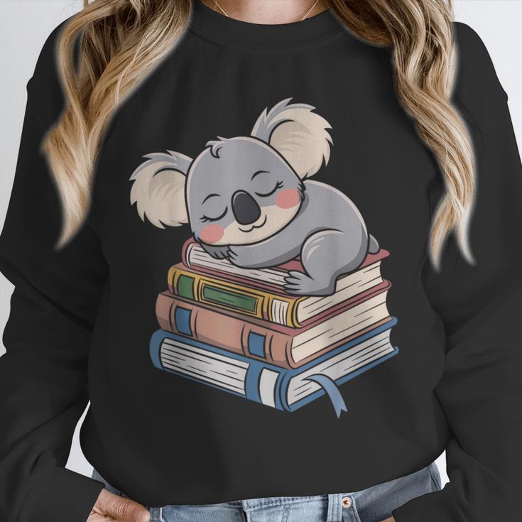 Koala Reading Book Pajama Sleep Unisex Sweatshirt