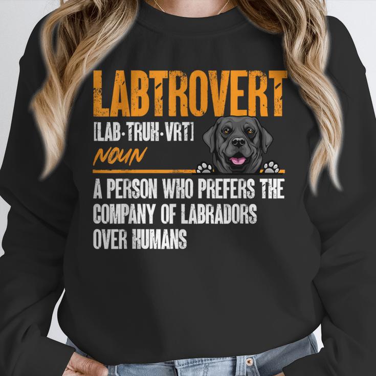 Labrador Retriever Labtrovert Definition Introvert Labrador Unisex Sweatshirt Labrador Retriever Labtrovert Definition Introvert Labrador Unisex Sweatshirt