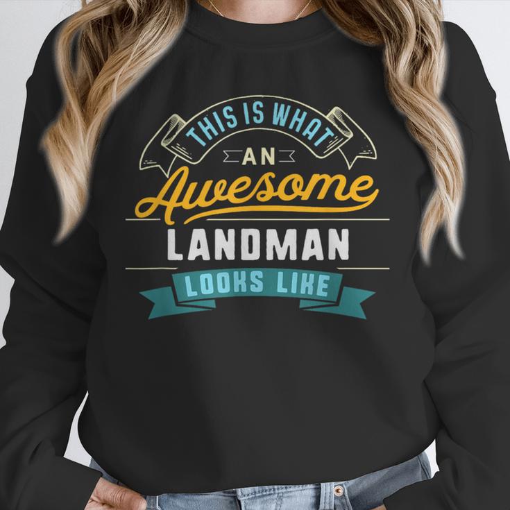 Landman Shirt Awesome Job Occupation Graduation Unisex Sweatshirt