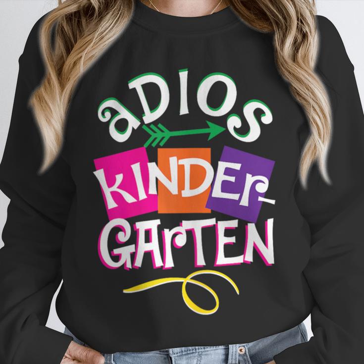Last Day Of School Adios Kindergarten Graduation Kids Girls Unisex Sweatshirt