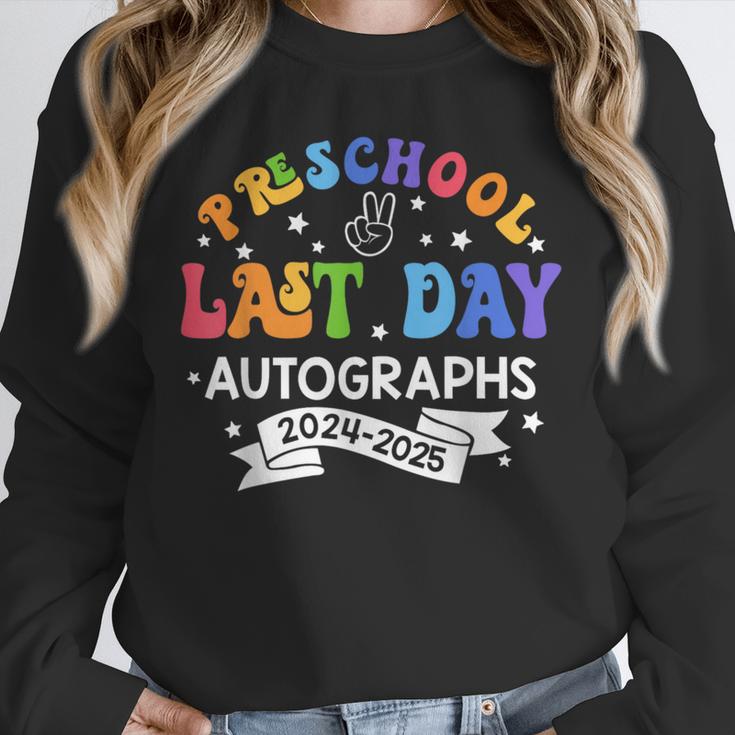 Last Day Of School Year 2025 Preschool Autograph Graduation Unisex Sweatshirt