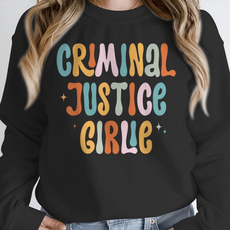 Lawyer True Crime Lover Addict Graduation Apparel Criminal Justice Girlie Major Degree Future Detective Unisex Sweatshirt