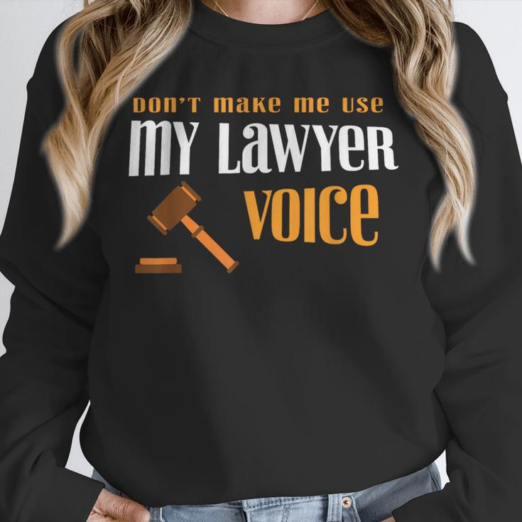 Lawyer Voice Attorney Law School Student Graduation Unisex Sweatshirt