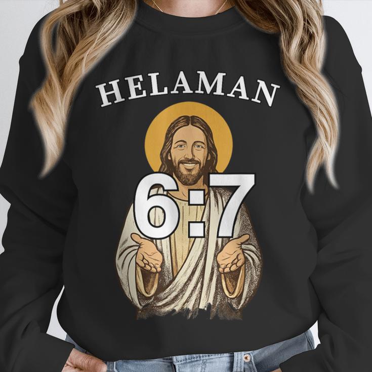 LDS Book Of Mormon Meme Helaman 6 Unisex Sweatshirt LDS Book Of Mormon Meme Helaman 6 Unisex Sweatshirt