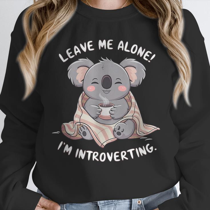 Leave Me Alone I'm Introverting Koala Introvert Unisex Sweatshirt Leave Me Alone I'm Introverting Koala Introvert Unisex Sweatshirt