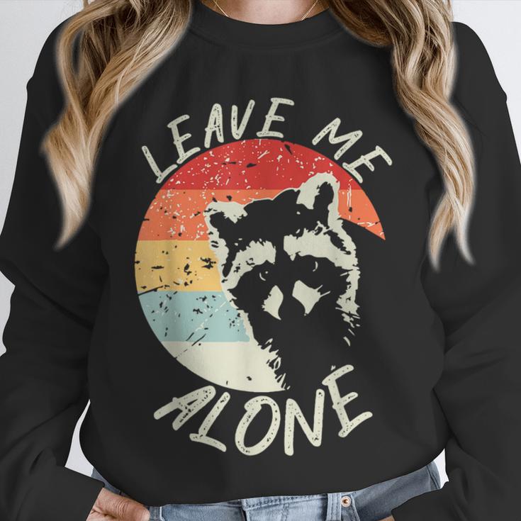 Leave Me Alone Raccoon Lover Introvert Antisocial Shy INTP Unisex Sweatshirt Leave Me Alone Raccoon Lover Introvert Antisocial Shy INTP Unisex Sweatshirt