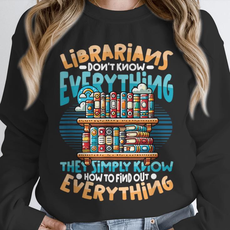 Librarian Book Lover Library Librarian Unisex Sweatshirt