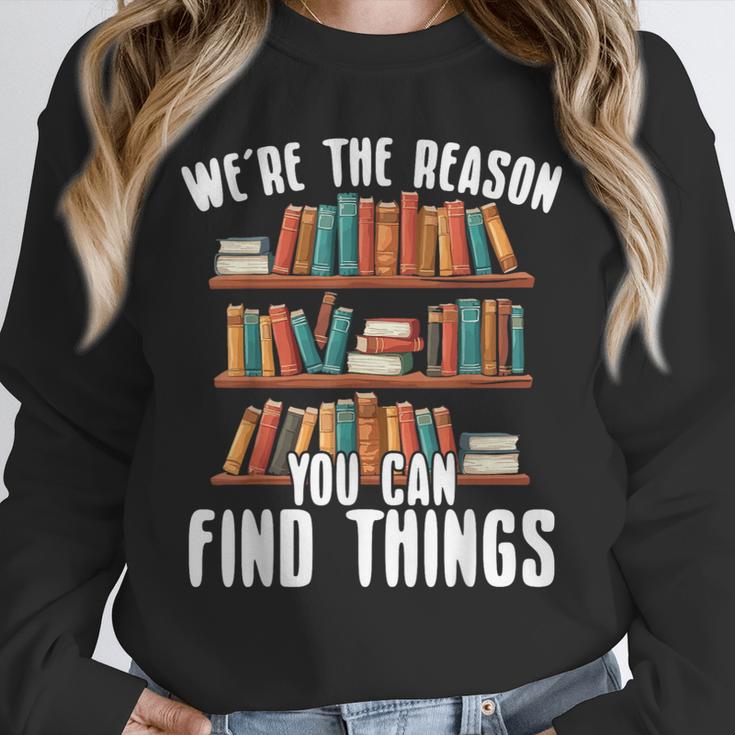 Librarian Reading Books Lover Library Unisex Sweatshirt