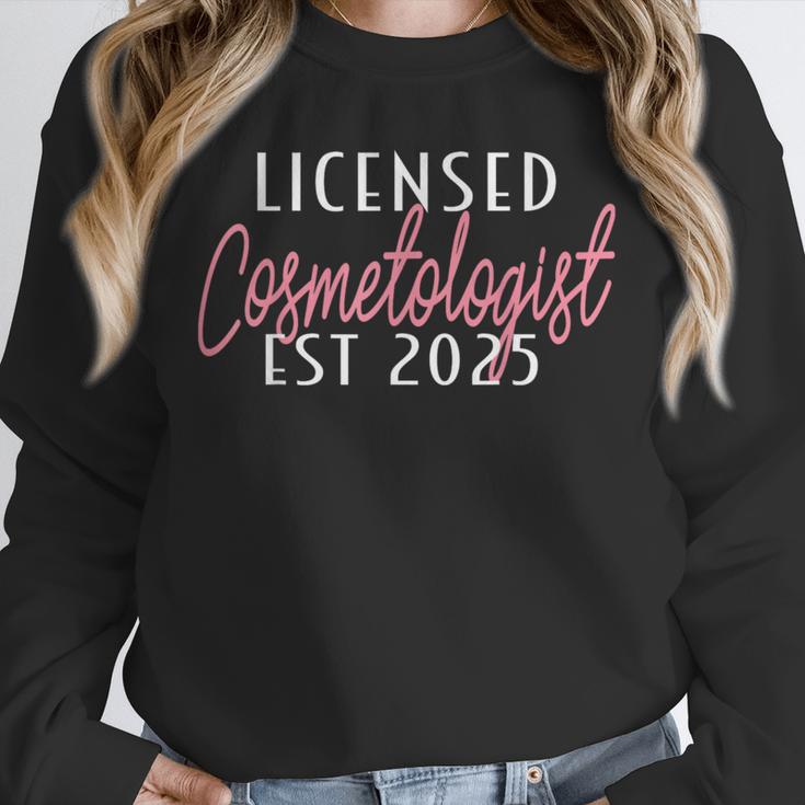 Licensed Cosmetologist Graduation 2025 Cosmetology School Unisex Sweatshirt