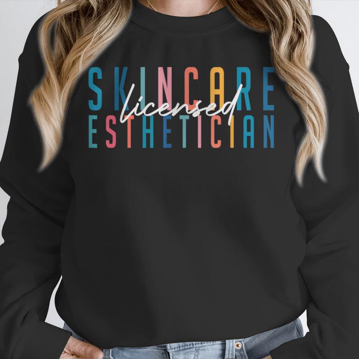 Licensed Skin Esthetician Graduation Skin Esthetician Unisex Sweatshirt
