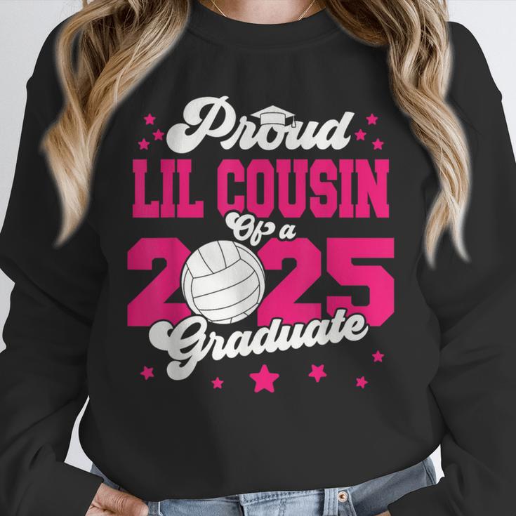 Lil Cousin Of a 2025 Graduate Prom Graduation 25 VolleyBall Unisex Sweatshirt