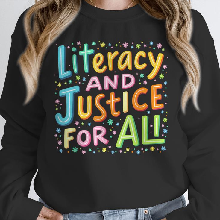 Literacy And Justice For All Protect Banned Books Library Unisex Sweatshirt Literacy And Justice For All Protect Banned Books Library Unisex Sweatshirt