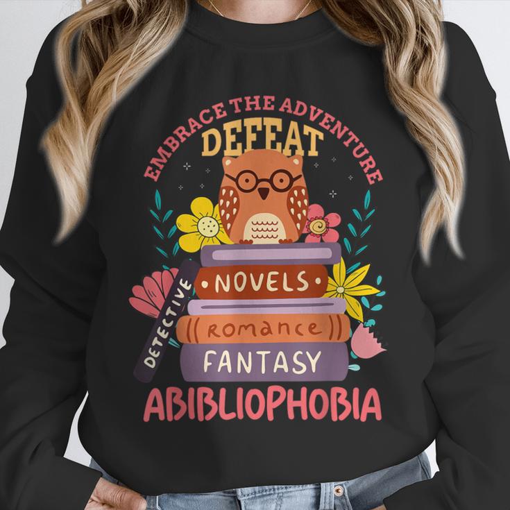 Literature Abibliophobia Book Reader Unisex Sweatshirt