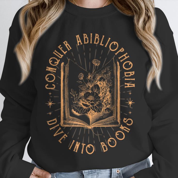 Literature Bookworm Abibliophobia Bookish Unisex Sweatshirt Literature Bookworm Abibliophobia Bookish Unisex Sweatshirt