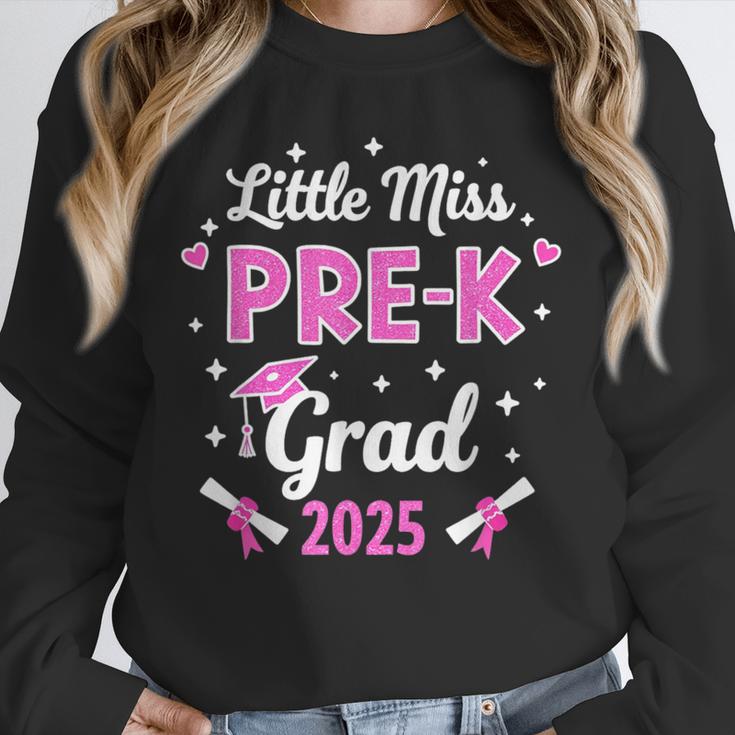 Little Miss Pre-K Grad 2025 Coquette Preschool Graduation Unisex Sweatshirt