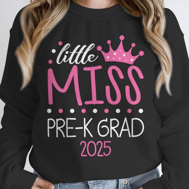 Little Miss Pre-K Grad Preschool Prek Graduation 2025 Unisex Sweatshirt