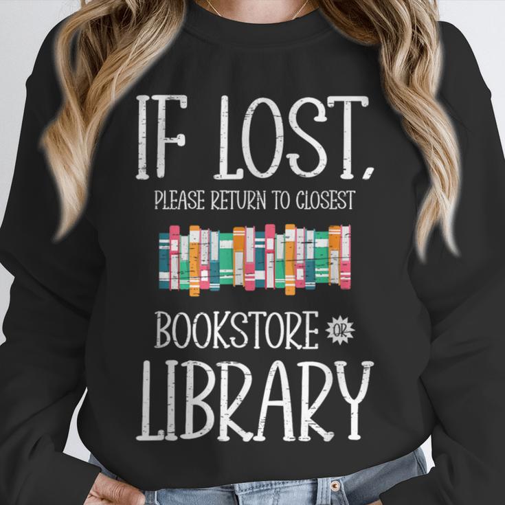 If Lost Please Return To Closest Bookstore Or Library Unisex Sweatshirt If Lost Please Return To Closest Bookstore Or Library Unisex Sweatshirt