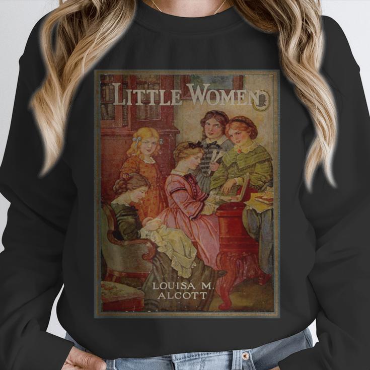 Louisa May Alcott Coming Of Age Novel Little Women Book Cover Small Unisex Sweatshirt Louisa May Alcott Coming Of Age Novel Little Women Book Cover Small Unisex Sweatshirt