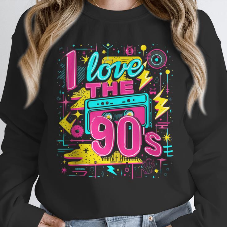 I Love The 90'S 90s Nostalgia Unisex Sweatshirt I Love The 90'S 90s Nostalgia Unisex Sweatshirt