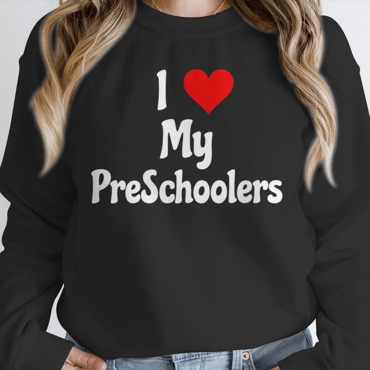 I Love My PreSchool Students Teachers Educators Graduation Unisex Sweatshirt
