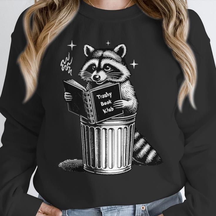 I Love Trashy Book Club Raccoon No Shelf Control Weirdcore Unisex Sweatshirt