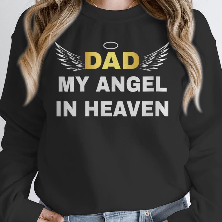 In Loving Memory Of My Dad My Angel In Heaven Angel In Heave Unisex Sweatshirt