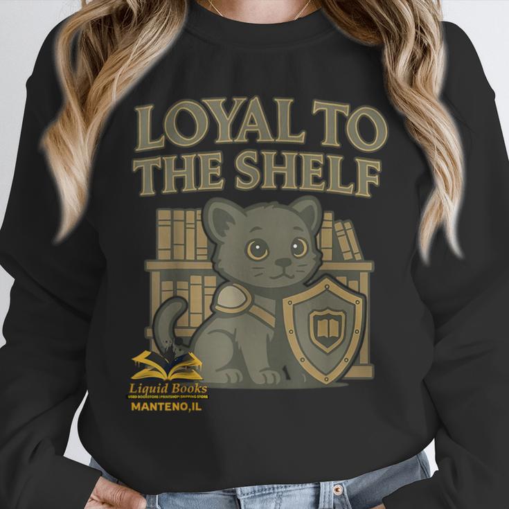 Loyal To The Shelf Knight Panther Book Lover Unisex Sweatshirt