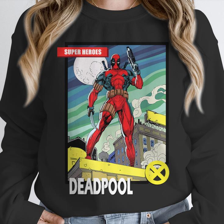 Marvel Comics Deadpool Vintage Book Art Unisex Sweatshirt
