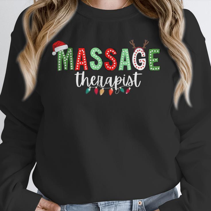 Massage Therapist Therapy LMT Masseuse Graduation Christmas Unisex Sweatshirt