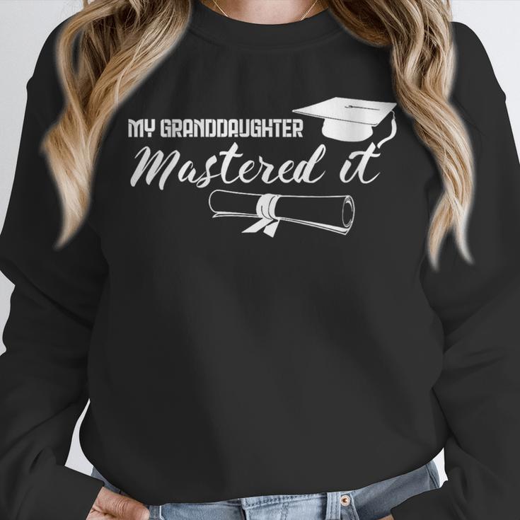 Master Graduation My Granddaughter Mastered It Grandparent Unisex Sweatshirt