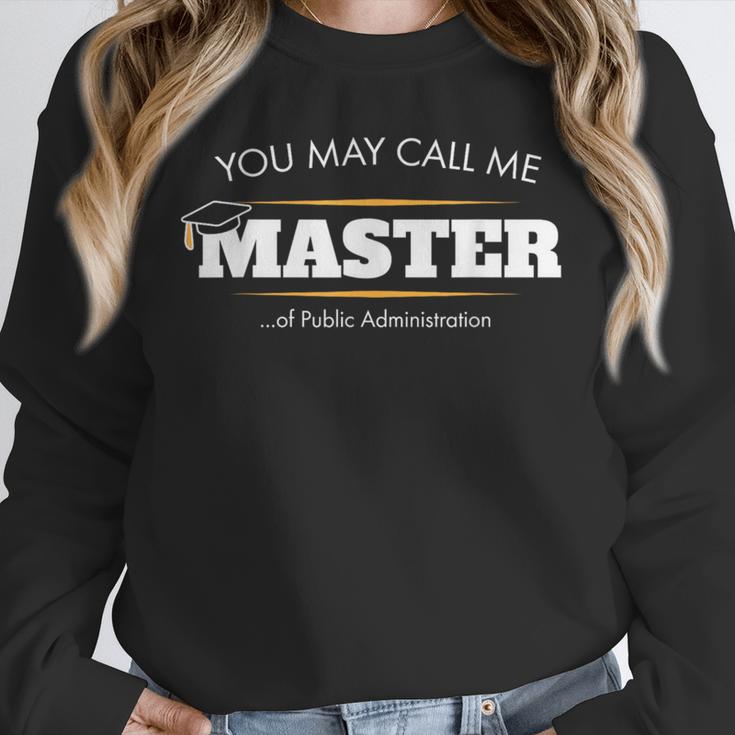 Master Of Public Administration Shirt Graduation Unisex Sweatshirt