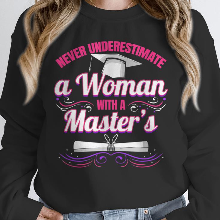 Master University Degree Master Graduation Party Girl Unisex Sweatshirt
