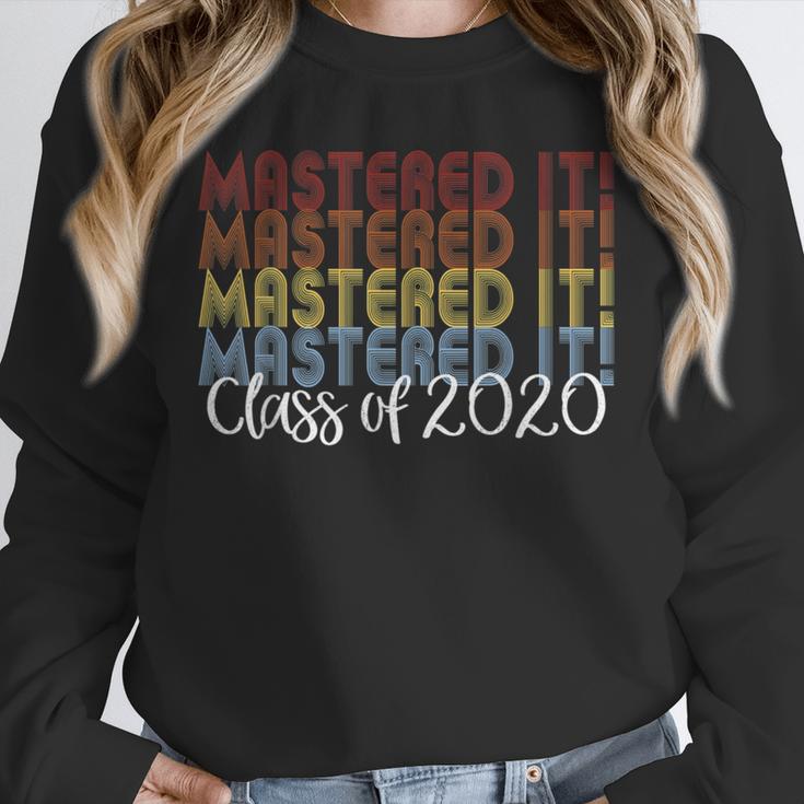 Mastered It 2020 Masters Degree Graduation For Him Her Unisex Sweatshirt