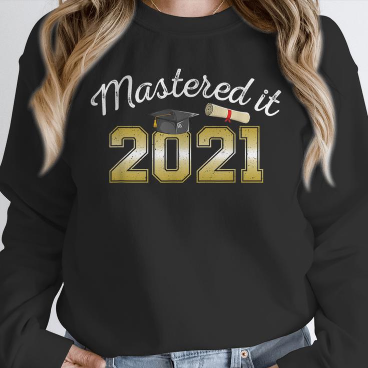 Master's Degree 2021 Graduate Mastered It Graduation Unisex Sweatshirt