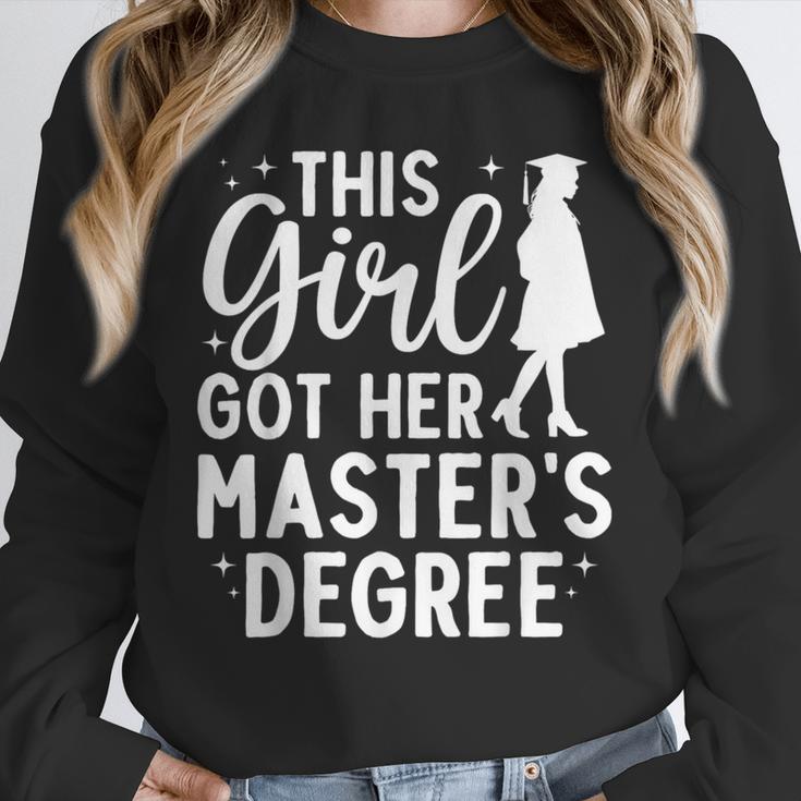 Masters Degree Art For Women Girls Masters Degree Graduation Unisex Sweatshirt