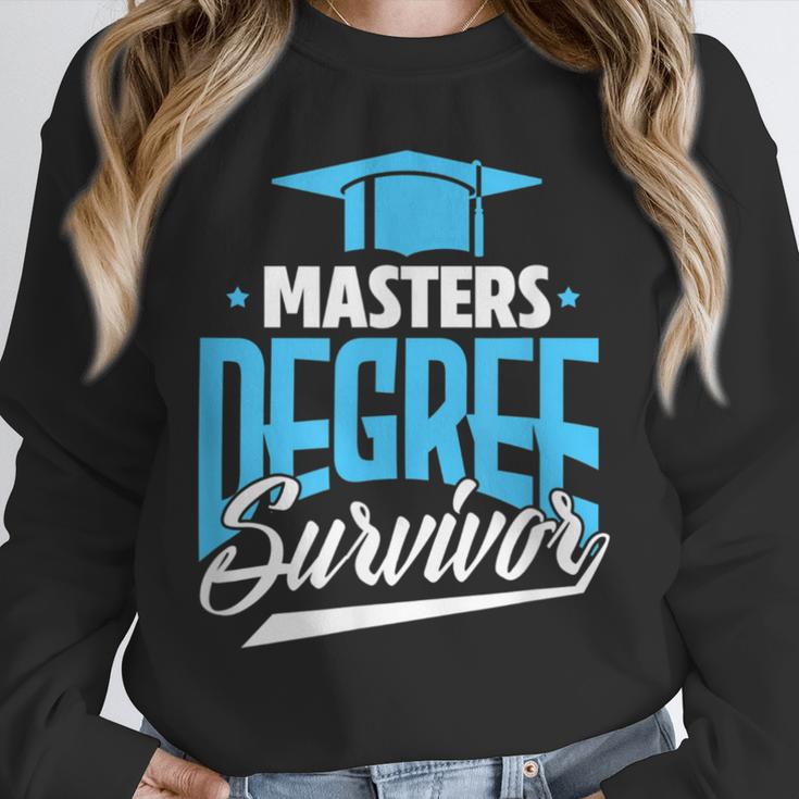 Master's Degree Graduation Masters Degree Survivor Unisex Sweatshirt