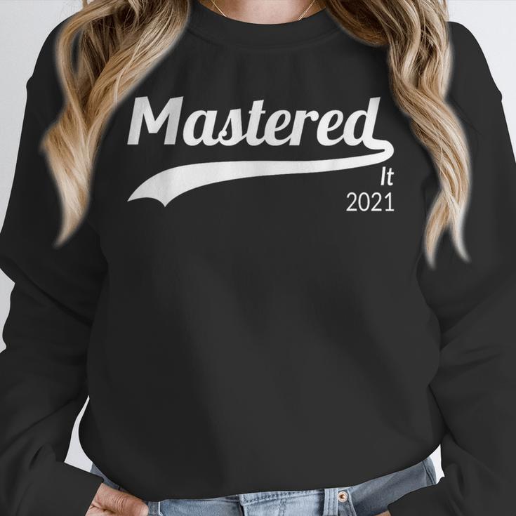 Master's Degree Mastered It 2021 Graduation Unisex Sweatshirt