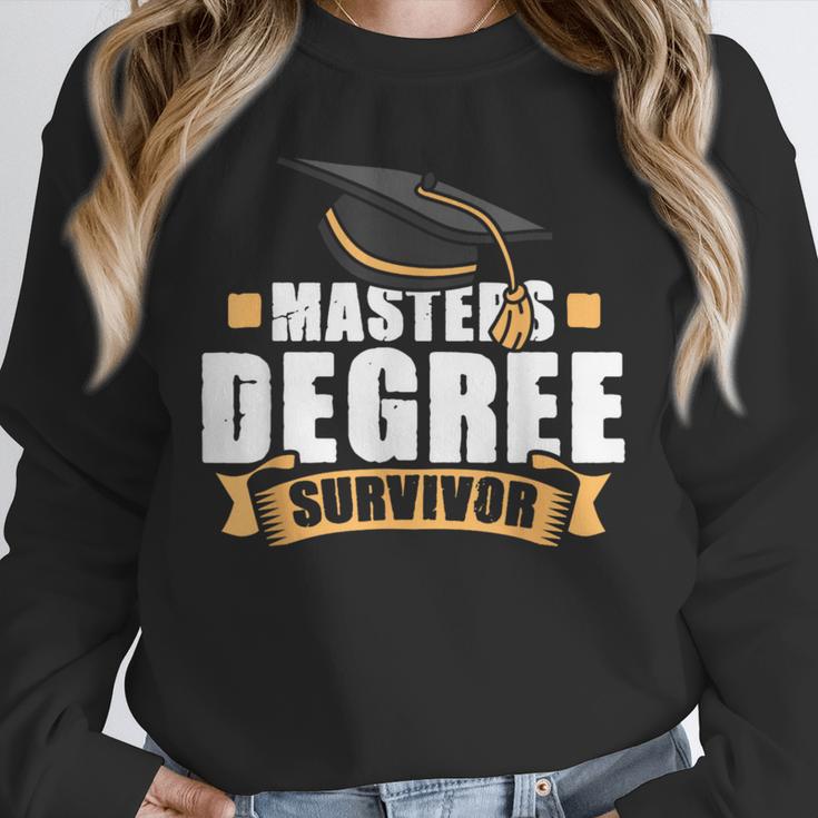Masters Degree Survivor Graduation For MBA Graduate Unisex Sweatshirt