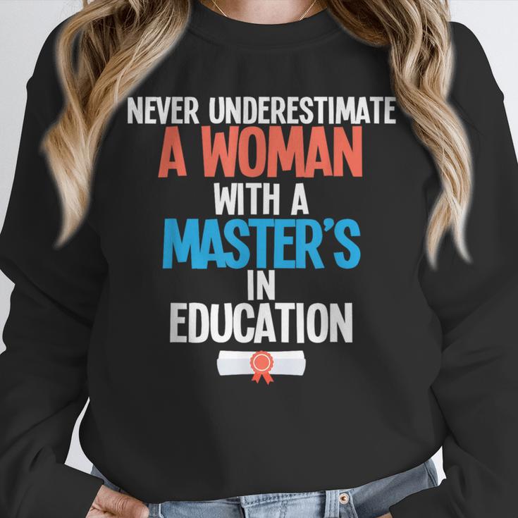 Masters In Education Degree Graduation Women MeD Unisex Sweatshirt
