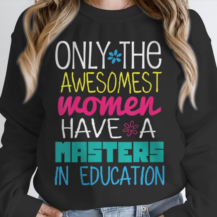 Masters In Education Degree Graduation Women MeD Unisex Sweatshirt