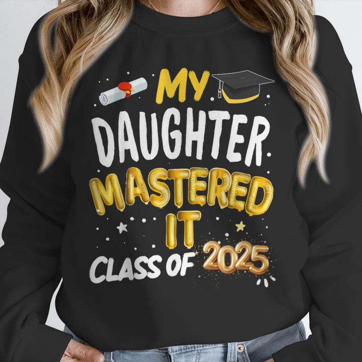 Masters Graduation My Daughter Mastered It Class Of 2025 Unisex Sweatshirt