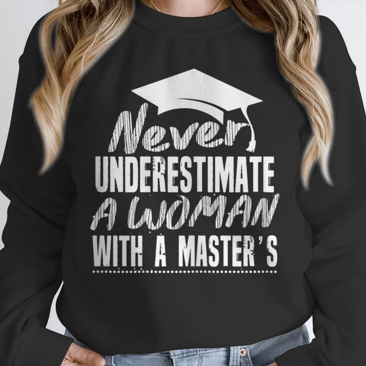 Master's Graduation Shirt For Women With Masters Degree Unisex Sweatshirt