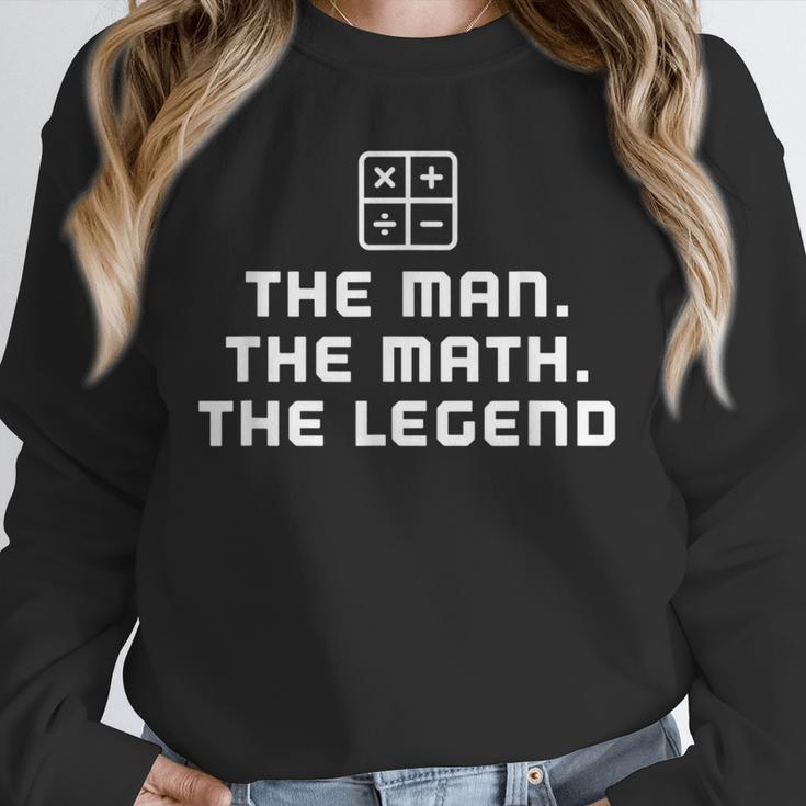 Math Teacher Shirts The Legend Graduation Retirement Unisex Sweatshirt