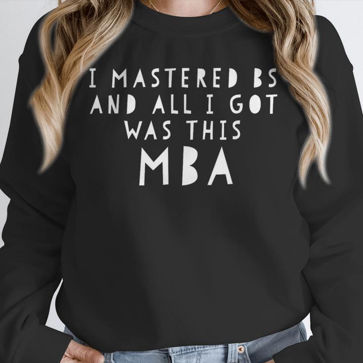 MBA GraduateShirt For Graduation Congrats Grad Unisex Sweatshirt