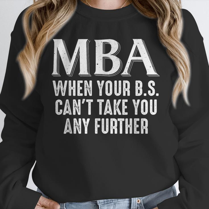MBA For Men Women Master Degree Graduation Day Unisex Sweatshirt