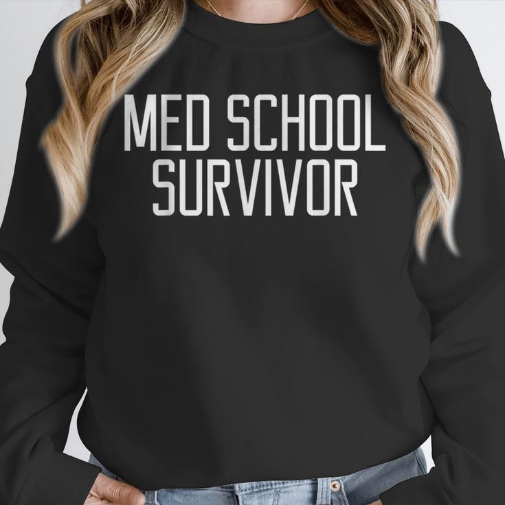 Med School Survivor Medical Women Graduation Unisex Sweatshirt